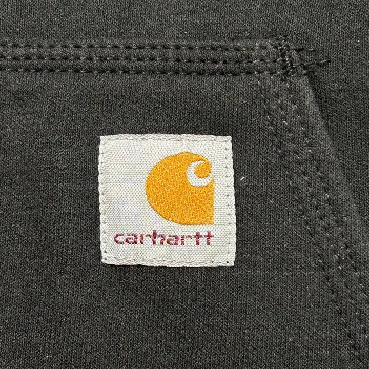 [BUNJANG] Carhartt Loose Fit Midweight Hooded Zip-up Black S / 칼하트 루즈핏 미드웨이트 후드집업 블랙 S