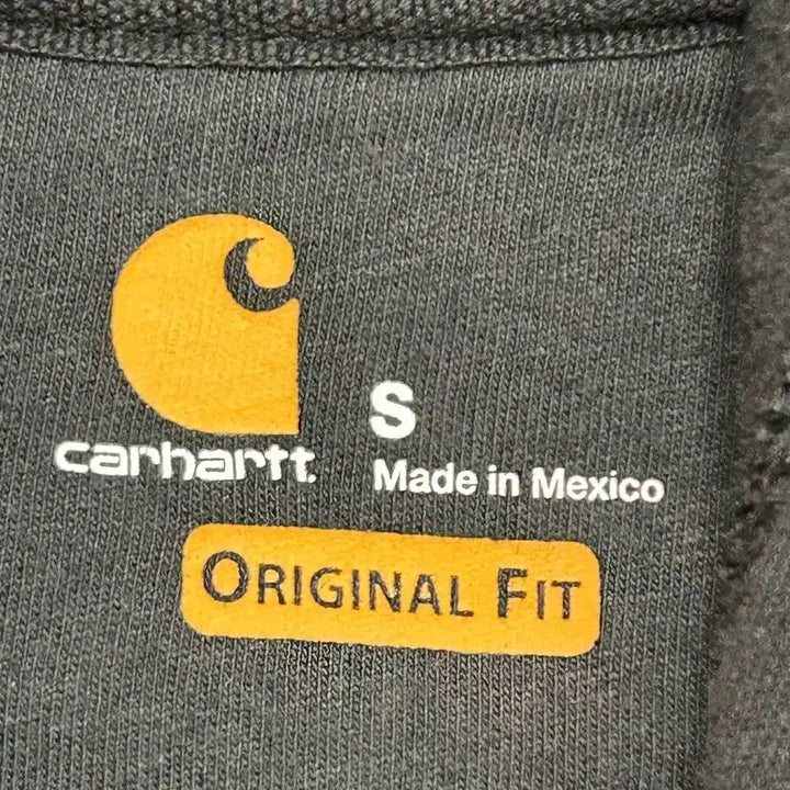 [BUNJANG] Carhartt Loose Fit Midweight Hooded Zip-up Black S / 칼하트 루즈핏 미드웨이트 후드집업 블랙 S