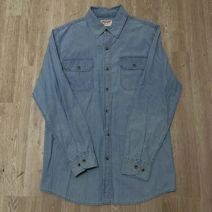 [BUNJANG] Wrangler Western Denim Shirt / 랭글러 웨스턴 데님 셔츠 S/90