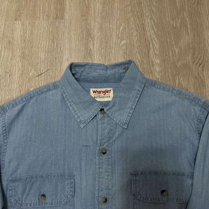 [BUNJANG] Wrangler Western Denim Shirt / 랭글러 웨스턴 데님 셔츠 S/90