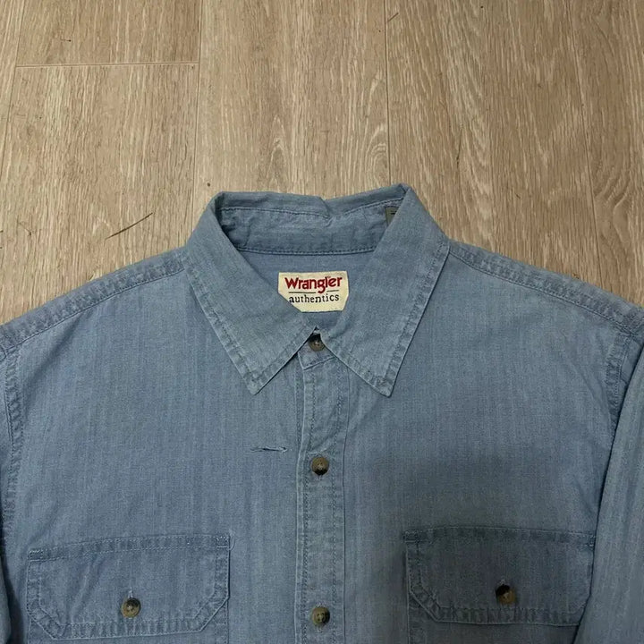 [BUNJANG] Wrangler Western Denim Shirt / 랭글러 웨스턴 데님 셔츠 S/90