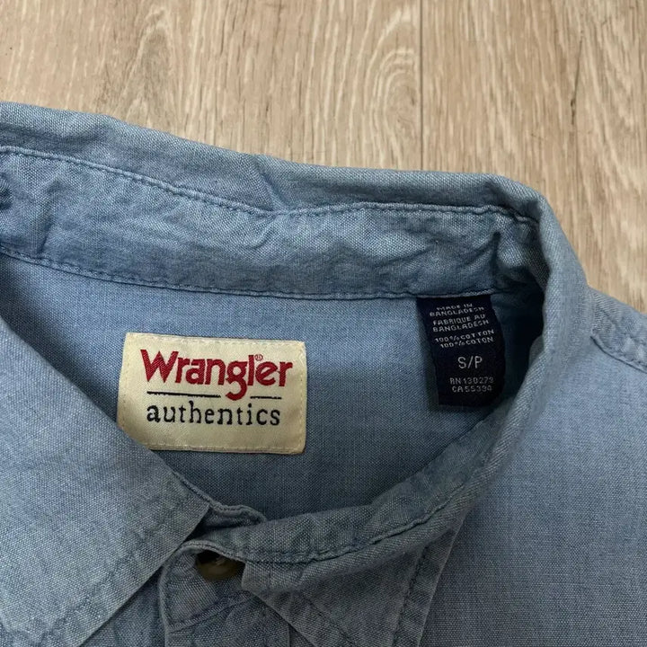 [BUNJANG] Wrangler Western Denim Shirt / 랭글러 웨스턴 데님 셔츠 S/90