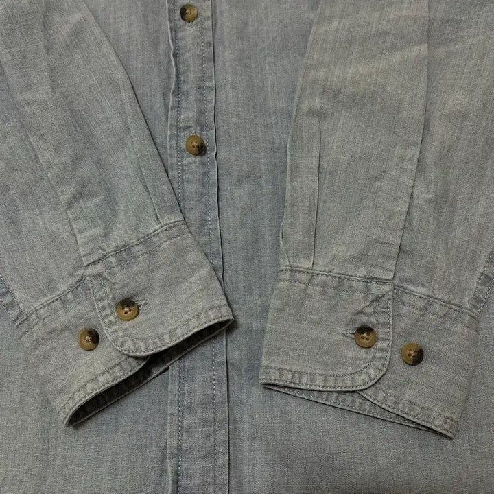 [BUNJANG] Wrangler Western Denim Shirt / 랭글러 웨스턴 데님 셔츠 S/90