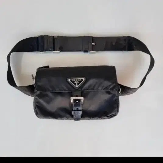 [BUNJANG] Prada Pocono Two-Pocket Belt Bag / 프라다 투포켓 포코노 힙색 벨트백