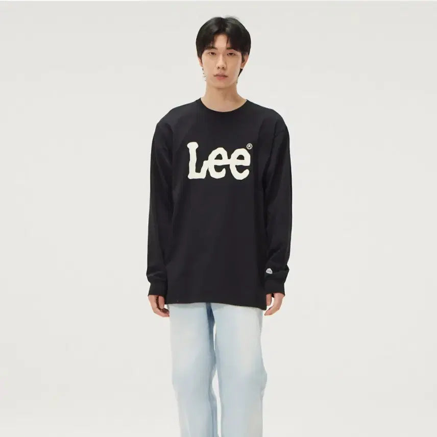 [BUNJANG] Lee Big Logo Loose Fit Long Sleeve T-Shirt / M) Lee 빅로고 루즈핏 긴팔 티셔츠 라운드티 리 티셔츠