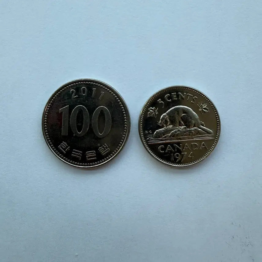 [BUNJANG] Canadian 5 Cent Coin 1974 / 1974년 캐나다 5센트 동전 S1763