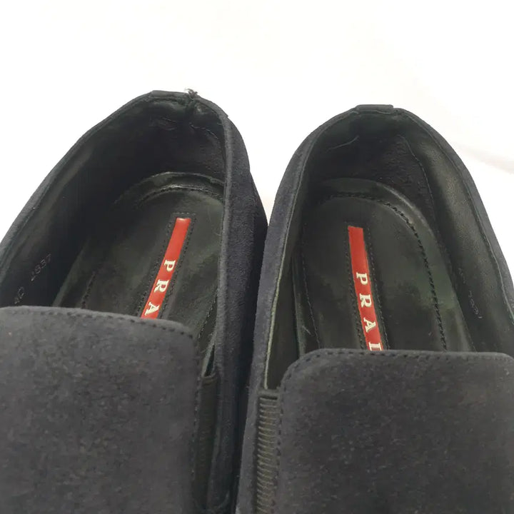[BUNJANG] Prada Suede Slip-on Sneakers / 빈티지하서 8/270 프라다 스웨이드 슬립온 스니커즈