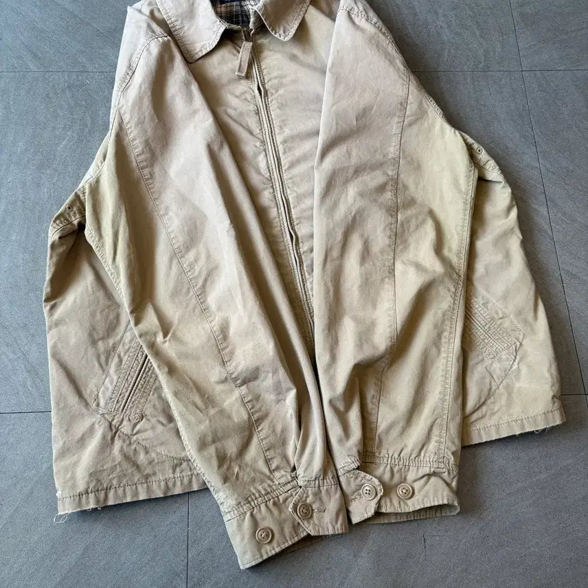[BUNJANG] Polo Beige Swing Top Jacket / 폴로 정품 베이지 스윙톱 자켓