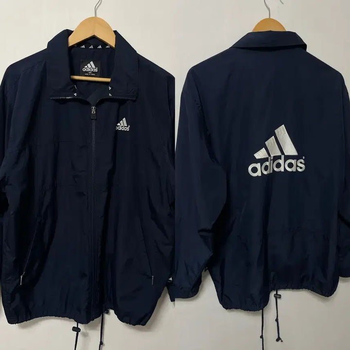[SOLD OUT] 100-105 아디다스 올드스쿨 루즈핏 바람막이 자켓 정품