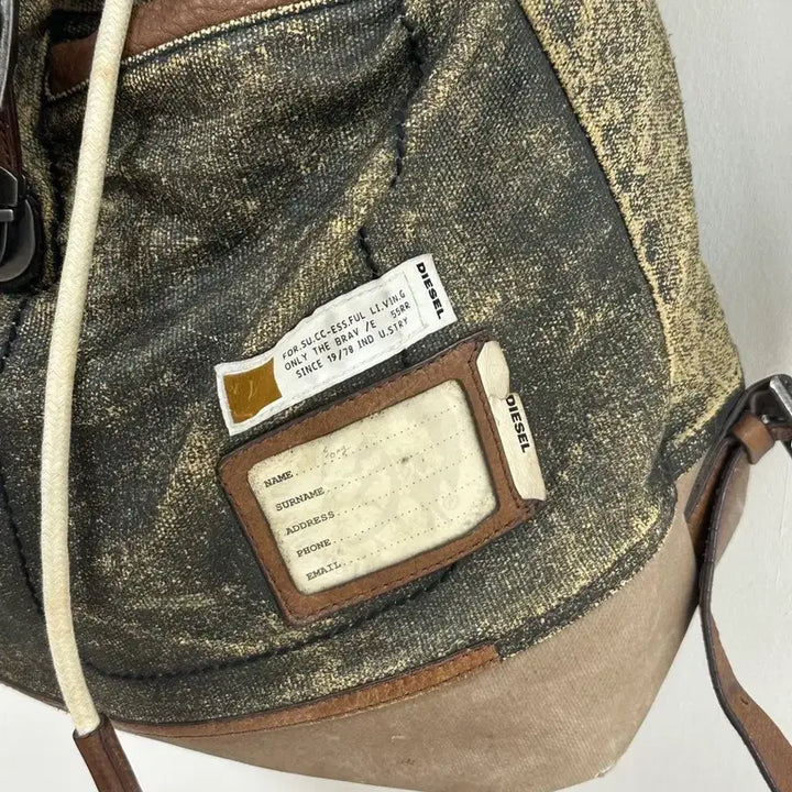 [BUNJANG] Diesel Vintage Backpack Bag / 90s 디젤 빈티지 백팩 가방 택o