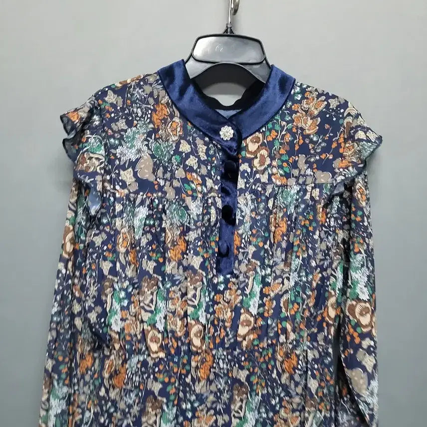 [BUNJANG] Lili &amp; Co Flower Pattern Dress / 리리앤코 플라워 패턴 원피스