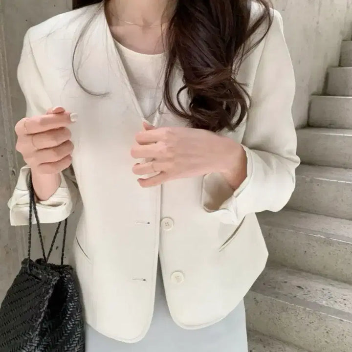 [BUNJANG] Liet 아이보리 Jacket / 리에뜨 아이보리 자켓
