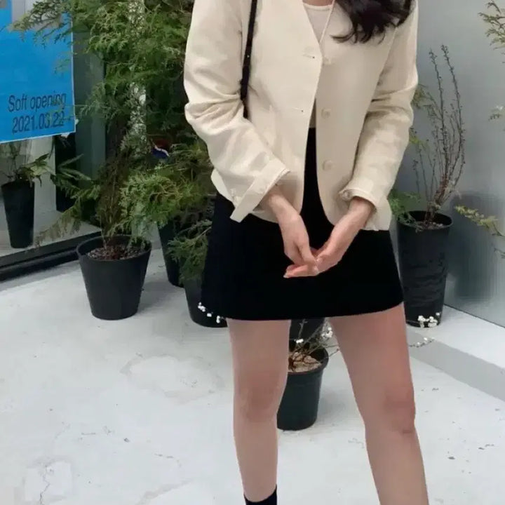 [BUNJANG] Liet 아이보리 Jacket / 리에뜨 아이보리 자켓