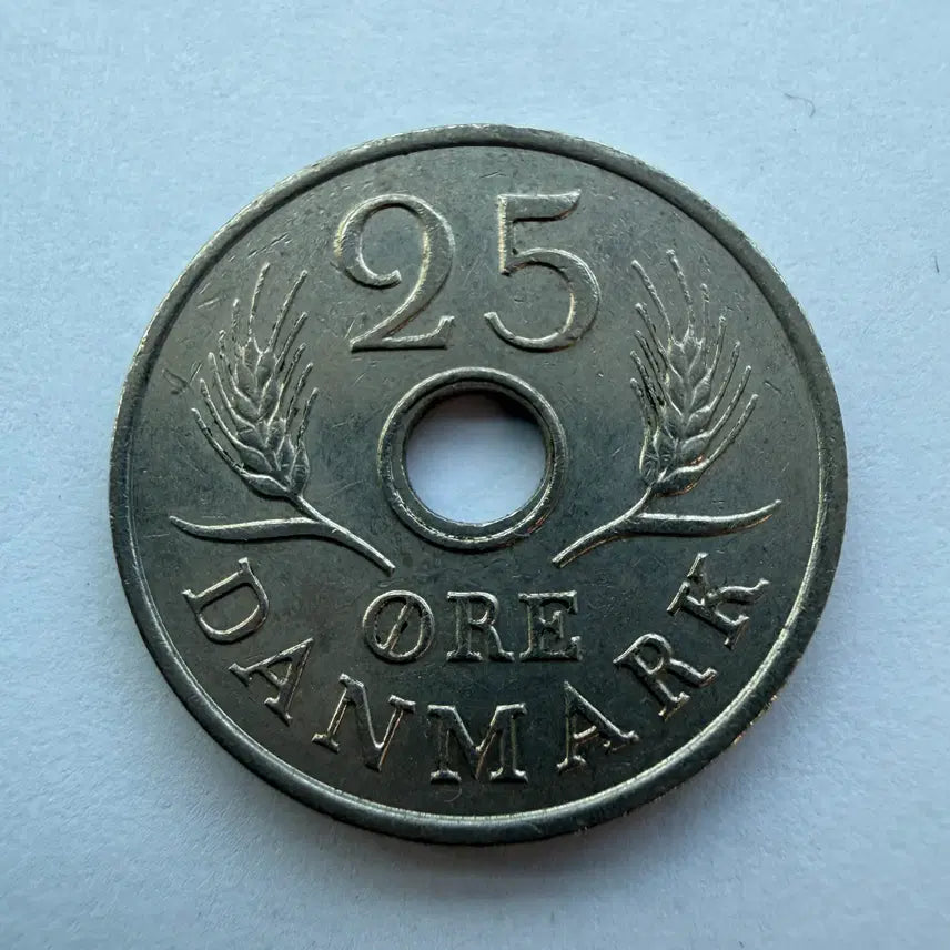 [BUNJANG] Denmark 25 Ore Coin (1972) / 1972년 덴마크 25외레 동전 S1765