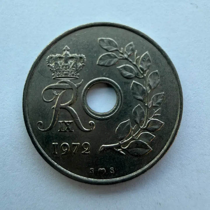 [BUNJANG] Denmark 25 Ore Coin (1972) / 1972년 덴마크 25외레 동전 S1765