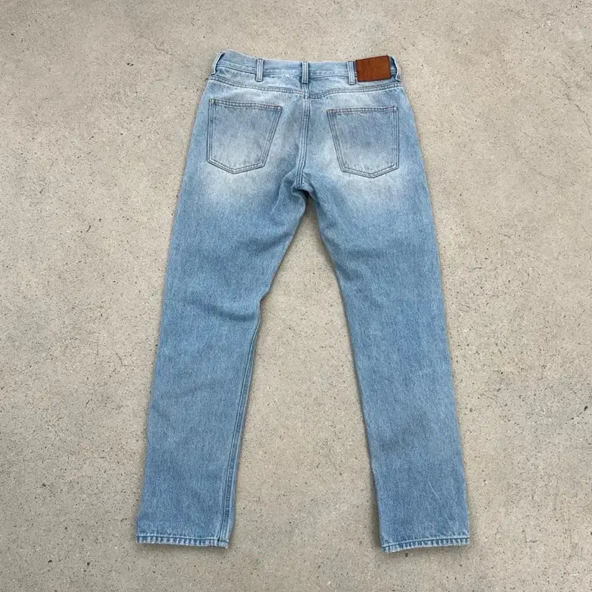 [BUNJANG] Gucci Web Stripe Tapered Denim Pants / 구찌 웹 스트라이프 테이퍼드 데님 팬츠
