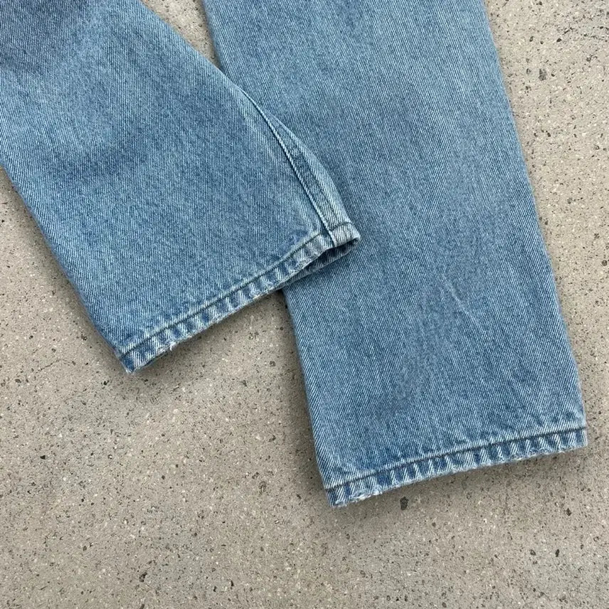 [BUNJANG] Gucci Web Stripe Tapered Denim Pants / 구찌 웹 스트라이프 테이퍼드 데님 팬츠