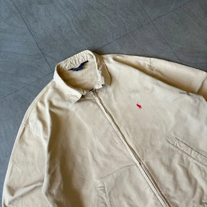 [BUNJANG] Polo Ralph Lauren Beige Swing Top Jacket / 91년 신한 생산 폴로 베이지 스윙톱 자켓