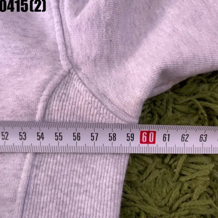 [BUNJANG] Mardi Mercredi Flower Printed Hoodie Gray / 마르디 메크르디 플라워 프린팅 후드티 그레이