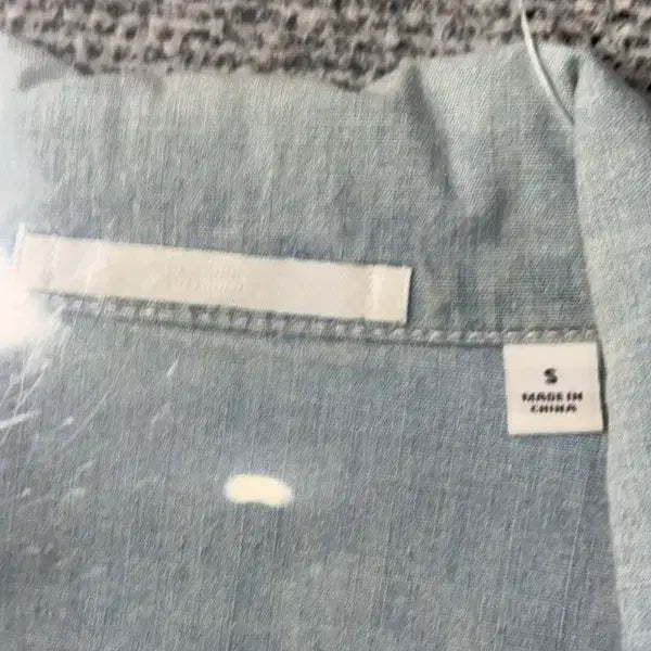 [SOLD OUT] 유니클로 라이트 블루 데님 셔츠 블라우스 S