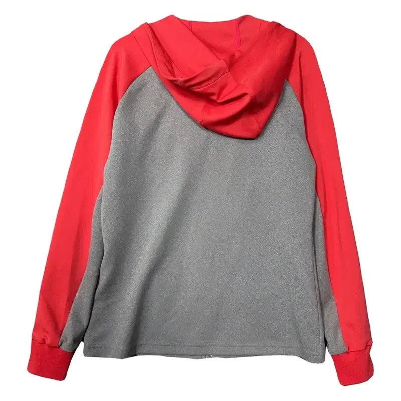 [BUNJANG] Fila Red Logo Functional Hoodie Jacket / 휠라 레드 로고 기능성 후드집업 90