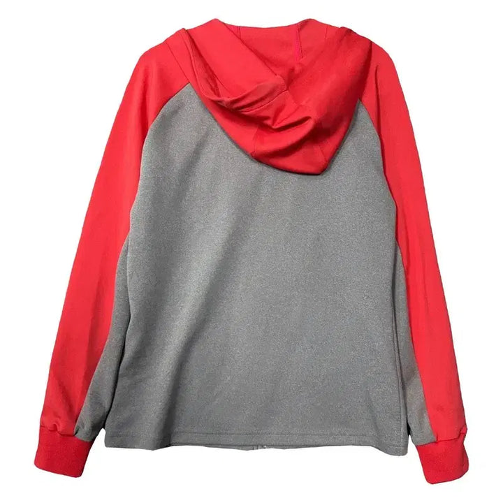 [BUNJANG] Fila Red Logo Functional Hoodie Jacket / 휠라 레드 로고 기능성 후드집업 90