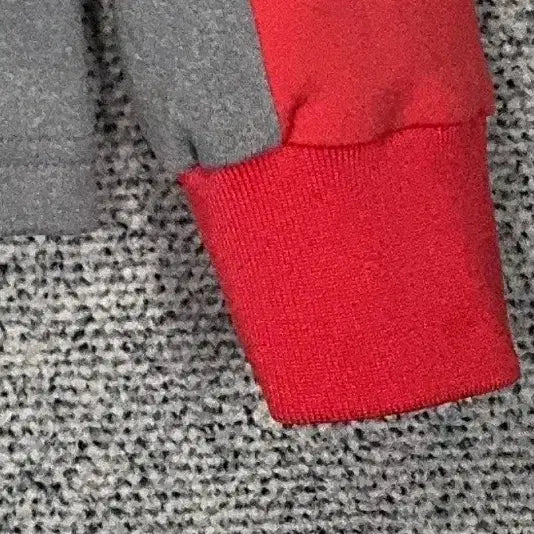 [BUNJANG] Fila Red Logo Functional Hoodie Jacket / 휠라 레드 로고 기능성 후드집업 90