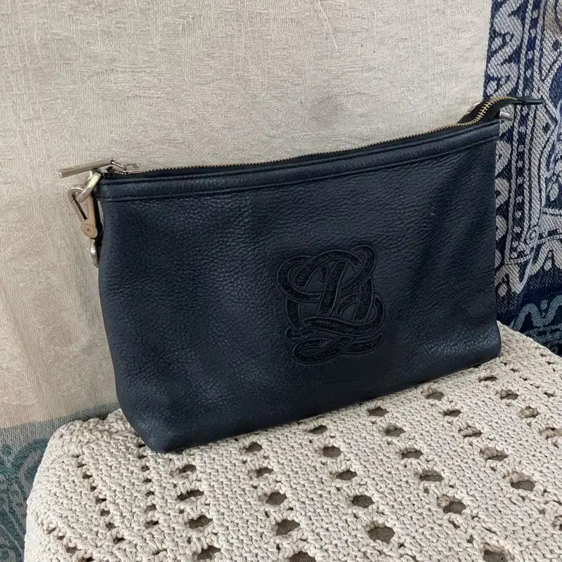 [BUNJANG] Louis Quatorze Big Logo Black Tote Handbag / [F] 루이까또즈 빅로고 블랙 토트백 핸드백 가방
