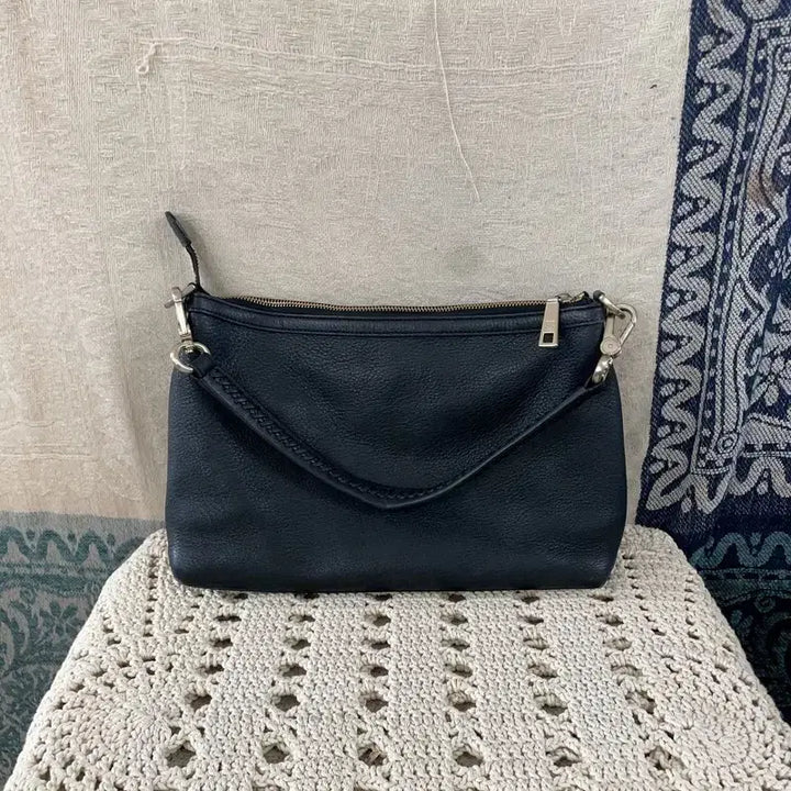 [BUNJANG] Louis Quatorze Big Logo Black Tote Handbag / [F] 루이까또즈 빅로고 블랙 토트백 핸드백 가방