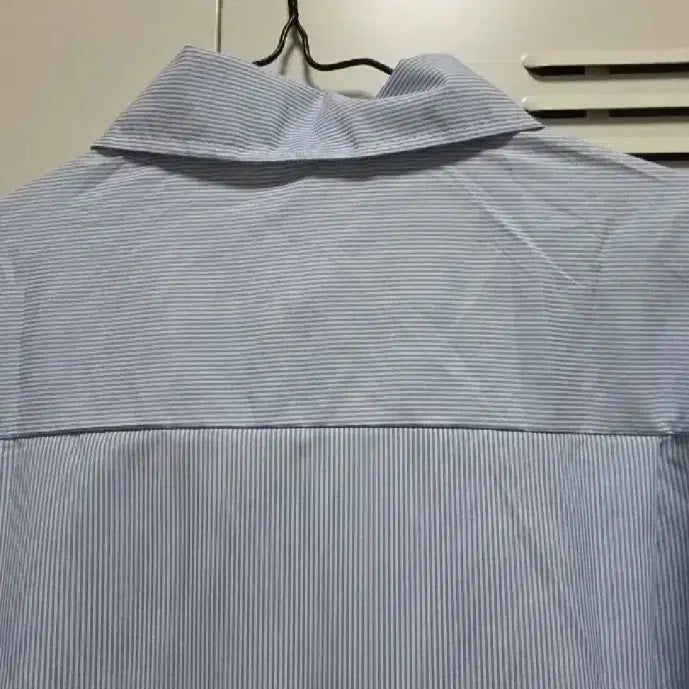 [BUNJANG] Overfit Striped Shirt - Blue, Free Size / 오버핏 스트라이프 셔츠 - 블루,프리