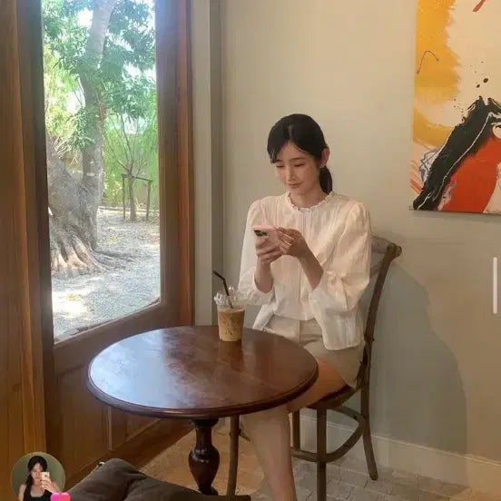 [BUNJANG] Uer Park Ji-hyun Blouse / 유에르 블라우스 박지현