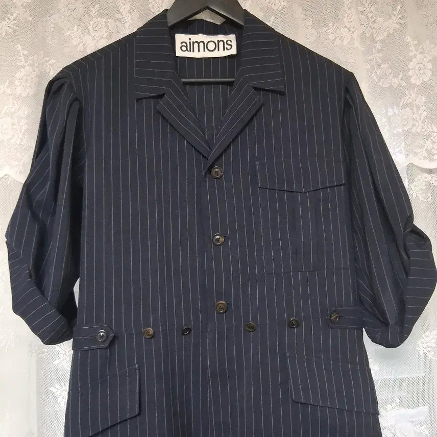 [BUNJANG] aimons Stripe Jumpsuit / aimons 스트라이프 점프수트