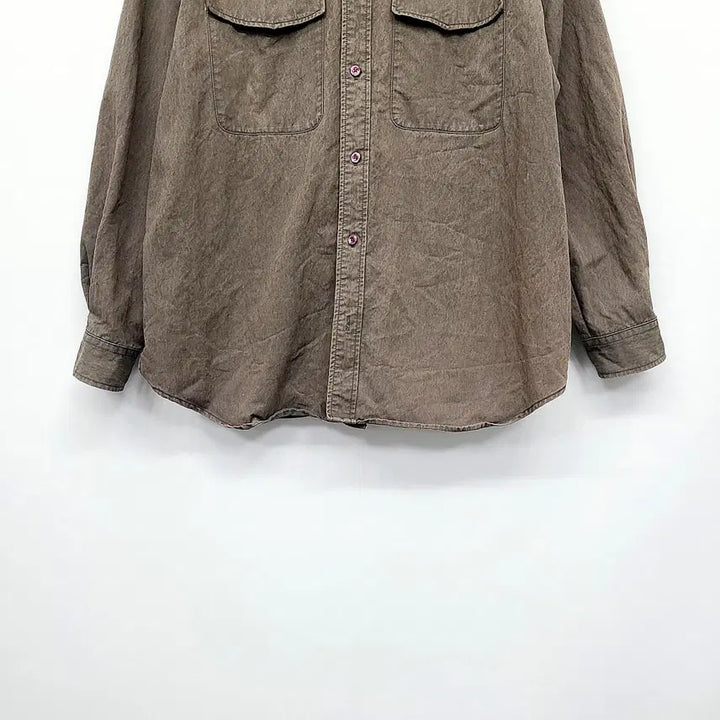 [BUNJANG] Beaker Original 22FW Cotton Nylon Oversized Shirt Jacket / 비이커 오리지널 22FW 면나일론 오버핏 셔켓 002(100)