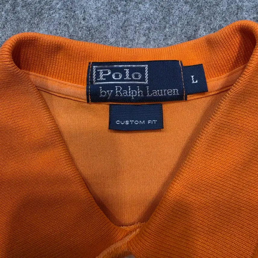 [BUNJANG] Polo Ralph Lauren Custom Fit Terry PK Short Sleeve T-shirt / 폴로 랄프로렌 커스텀핏 테리 PK 카라 반팔티 L