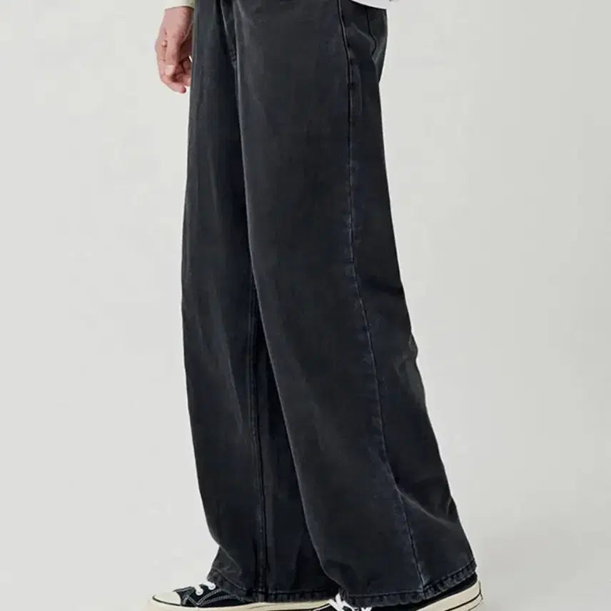 [BUNJANG] Good Life Works Easy Wide Denim Black L / 굿라이프웍스 이지 와이드 데님 흑청 L