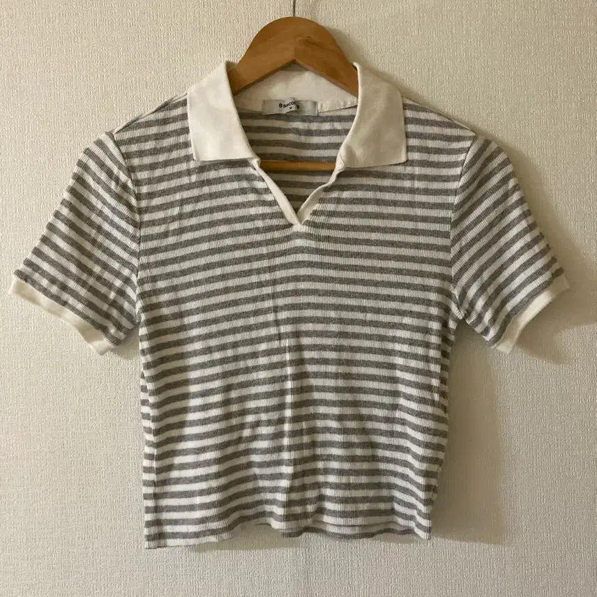 [SOLD OUT] 8seconds 스트라이프 반팔 카라티 M