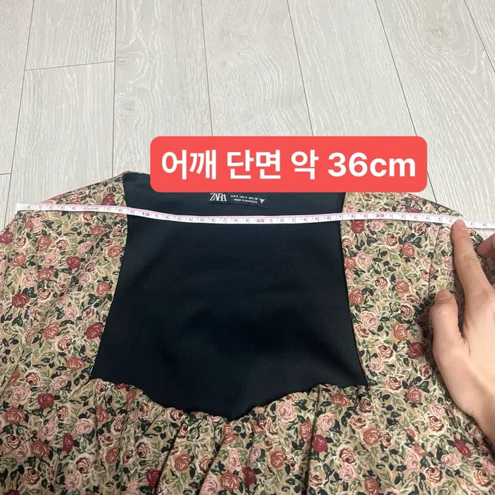 [BUNJANG] ZARA Floral Pattern Mini Dress / 자라 플라워 패턴 미니 원피스 S 드레스