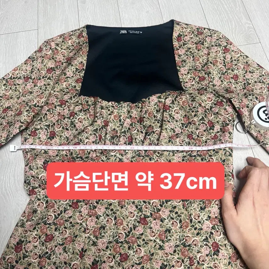 [BUNJANG] ZARA Floral Pattern Mini Dress / 자라 플라워 패턴 미니 원피스 S 드레스