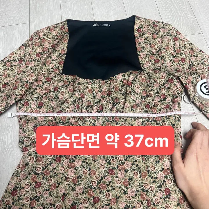 [BUNJANG] ZARA Floral Pattern Mini Dress / 자라 플라워 패턴 미니 원피스 S 드레스