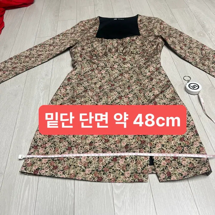 [BUNJANG] ZARA Floral Pattern Mini Dress / 자라 플라워 패턴 미니 원피스 S 드레스