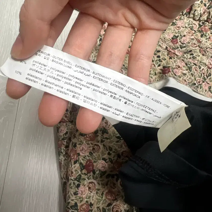 [BUNJANG] ZARA Floral Pattern Mini Dress / 자라 플라워 패턴 미니 원피스 S 드레스