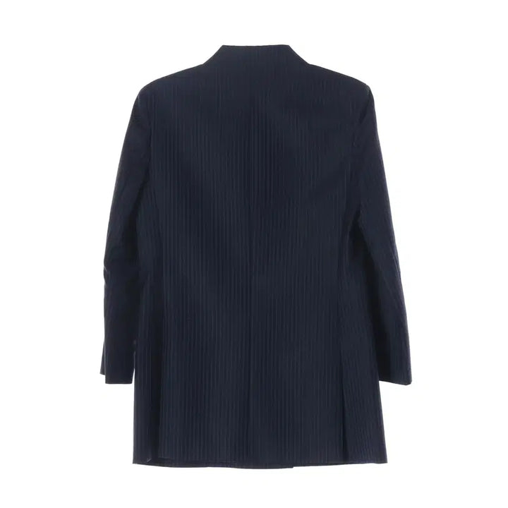 [BUNJANG] Theory Striped Virgin Wool Double-Breasted Jacket / 띠어리 스트라이프 버진 울 100% 더블 브레스트 재킷