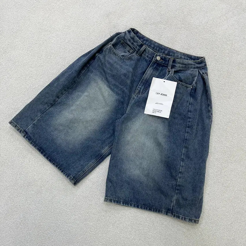 [BUNJANG] L Vintage Bermuda Denim Pants / L 빈티지 버뮤다 데님 바지 0414M