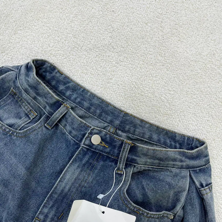 [BUNJANG] L Vintage Bermuda Denim Pants / L 빈티지 버뮤다 데님 바지 0414M