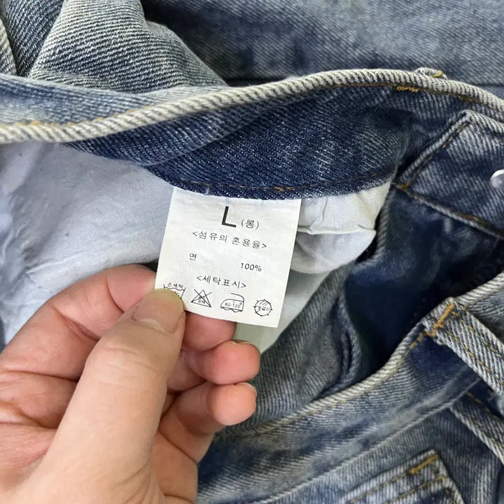 [BUNJANG] L Vintage Bermuda Denim Pants / L 빈티지 버뮤다 데님 바지 0414M