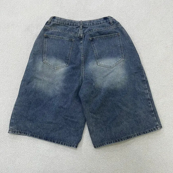 [BUNJANG] L Vintage Bermuda Denim Pants / L 빈티지 버뮤다 데님 바지 0414M