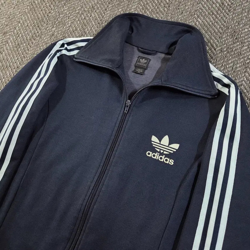 [BUNJANG] Adidas Track Top Navy Sky Blue Jersey / [XL] 아디다스 네이비 스카이블루 트랙탑 져지