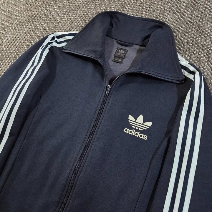 [BUNJANG] Adidas Track Top Navy Sky Blue Jersey / [XL] 아디다스 네이비 스카이블루 트랙탑 져지