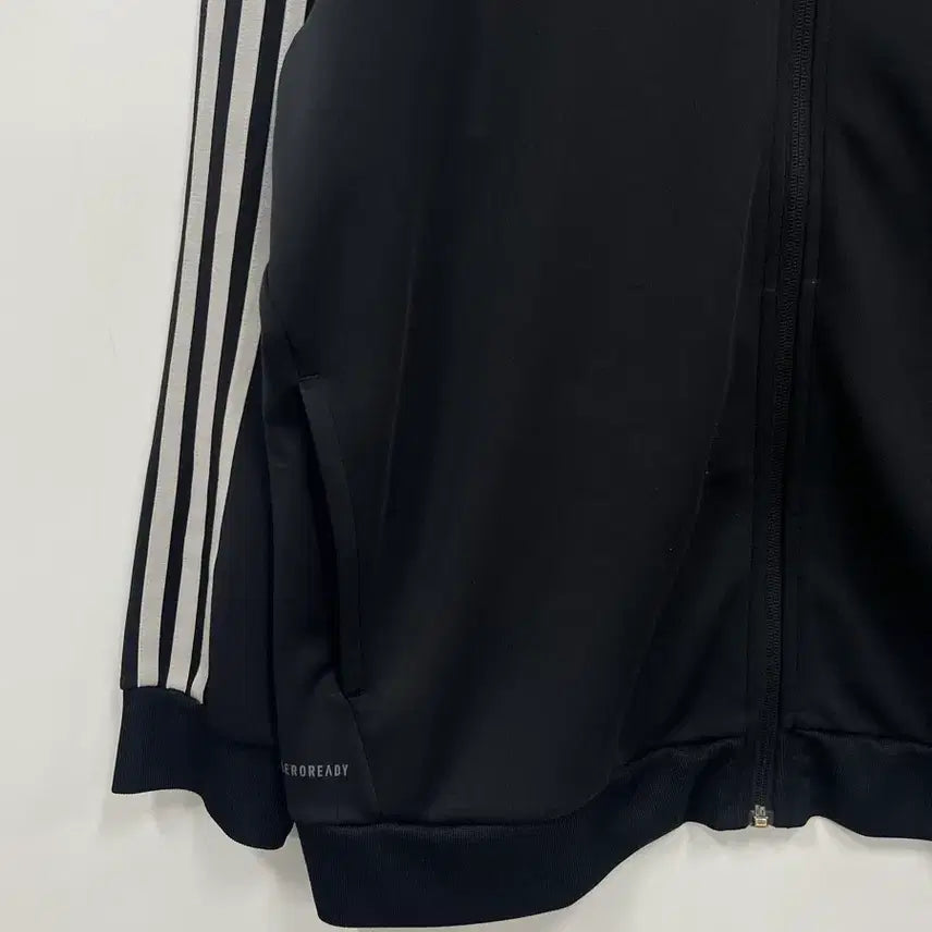 [BUNJANG] Adidas Tri-Stripe Logo Track Jacket / [115] 아디다스 삼선 로고 트랙 빅사이즈 집업 져지 자켓