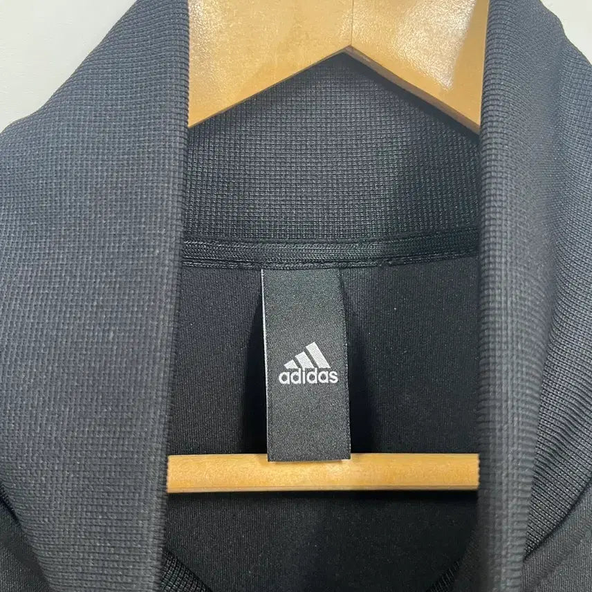 [BUNJANG] Adidas Tri-Stripe Logo Track Jacket / [115] 아디다스 삼선 로고 트랙 빅사이즈 집업 져지 자켓